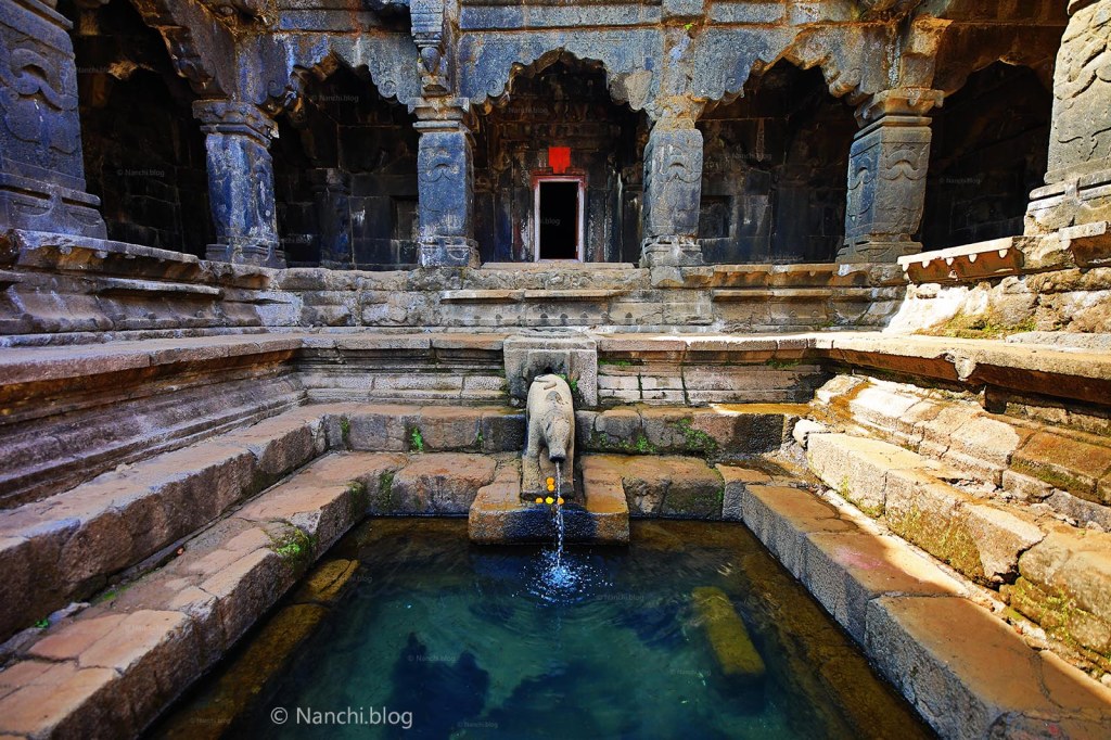 Kunda or Temple Tank in Krishnabai Temple of Lord Shiva in Old Mahabaleshwar