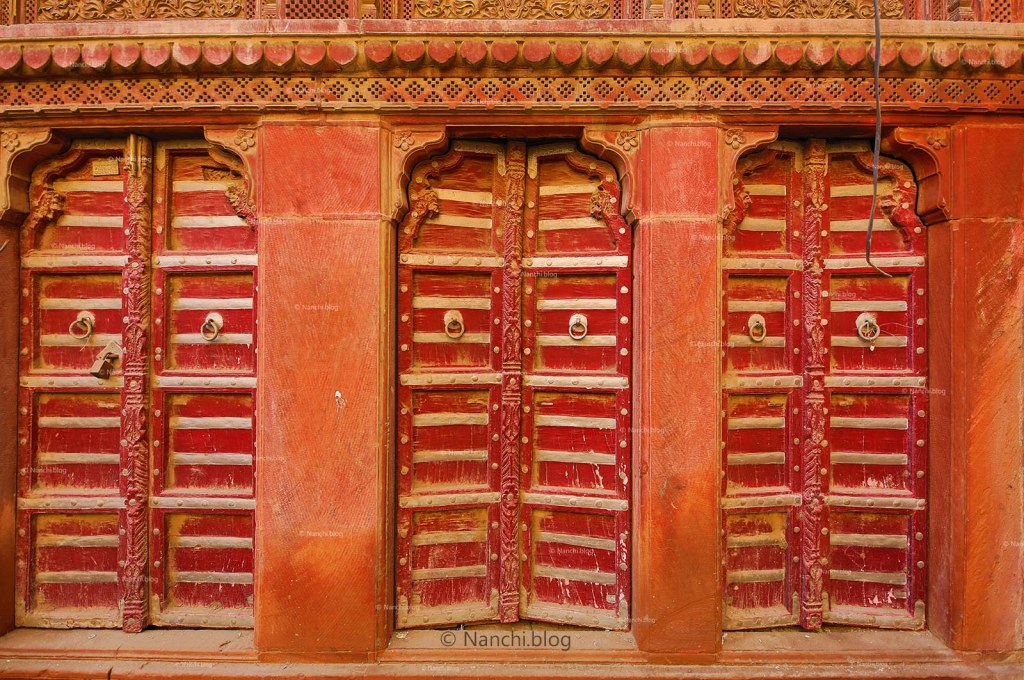Traditional Doors of Rampuria Havelis, Bikaner, Rajasthan