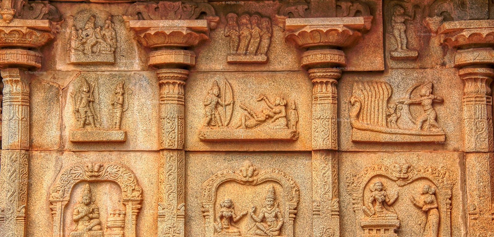 Exterior, Hazara Rama Temple, Hampi • Nanchi’s Fun Facts Friday!