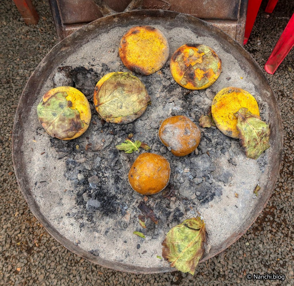 Bafla Baati in the making, Mandu, Indore